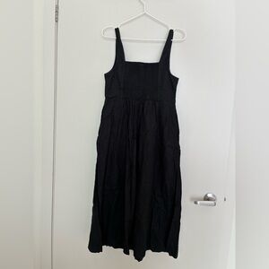 Old Navy Black Midi Dress